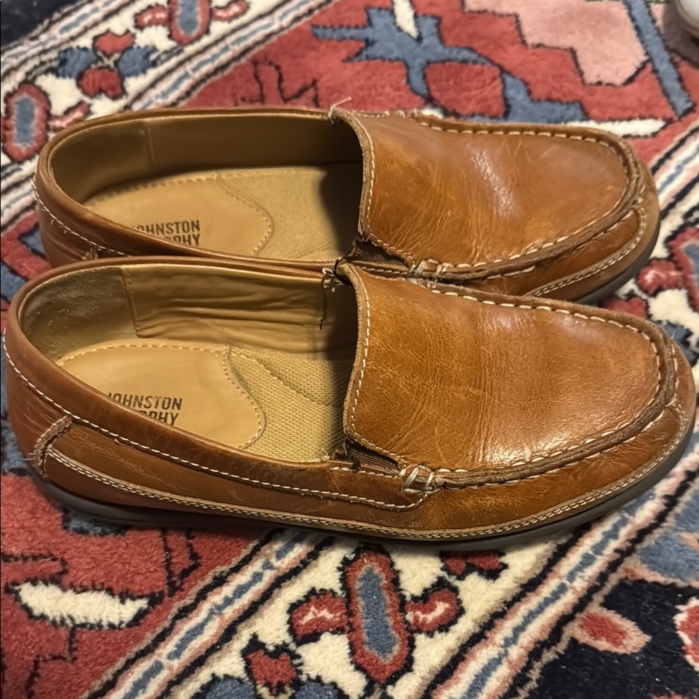 Boys Johnston & Murphy Men's Brown Loafers